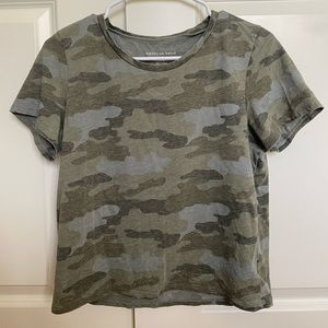 Camo short sleeve shirt